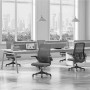 Кресло SitUp AMELIA B PL White (сетка Gray/ткань Gray)