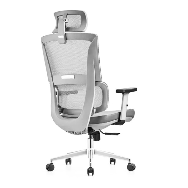 Кресло SitUp APHRODITE Chrome (сетка Gray/экокожа Gray)