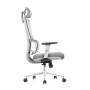 Кресло SitUp APHRODITE Chrome (сетка Gray/экокожа Gray)