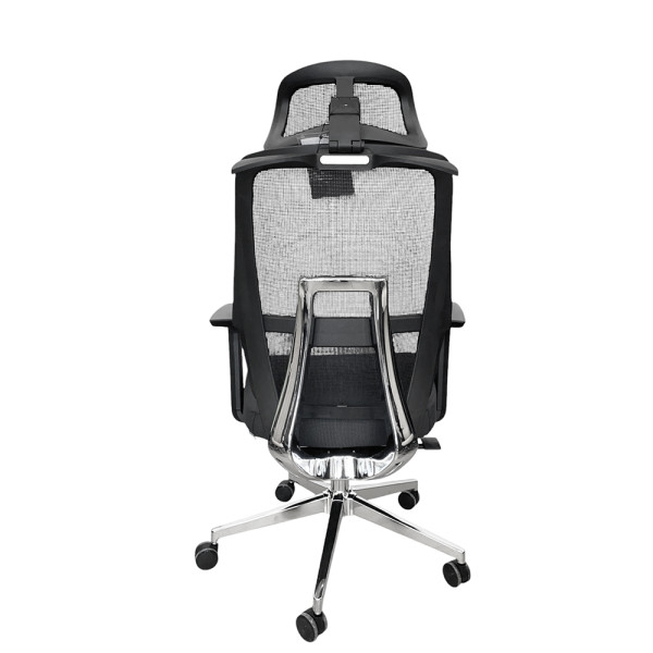 Кресло SitUp CARBON Black Chrome (сетка Black/Black)