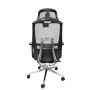 Кресло SitUp CARBON Black Chrome (сетка Black/Black)