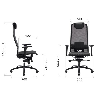 Кресло Everprof Deco Black Lux black