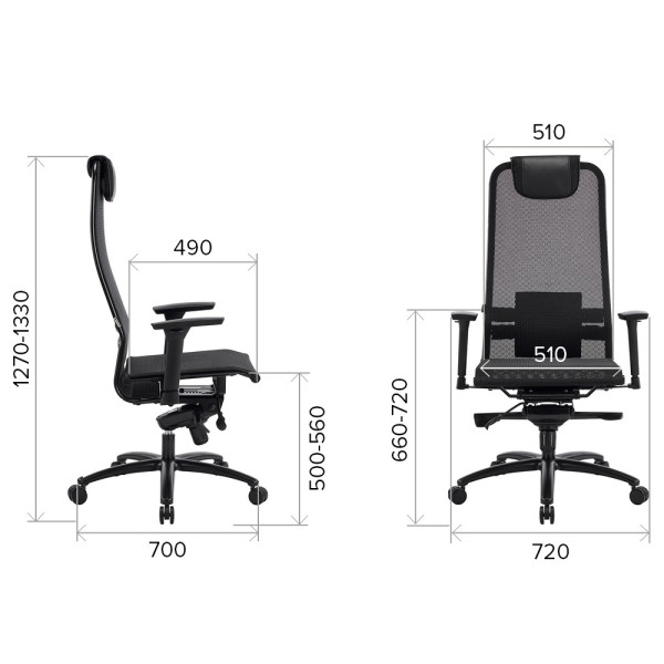 Кресло Everprof Deco Black Lux black