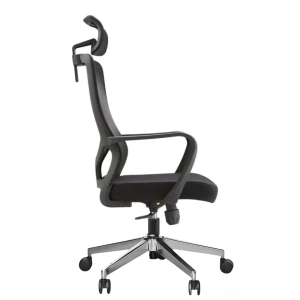 Кресло SitUp DONAT black Chrome (сетка Black/Black)