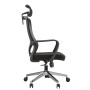 Кресло SitUp DONAT black Chrome (сетка Black/Black)