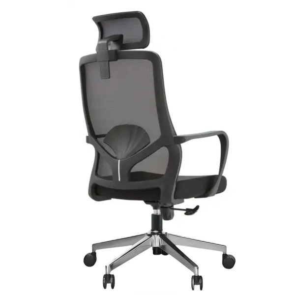 Кресло SitUp DONAT black Chrome (сетка Black/Black)