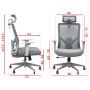 Кресло SitUp FIONA A PL grey (Grey/Grey)