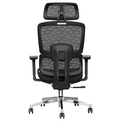 Кресло SitUp GARFILD Chrome (сетка Black/ткань Black)