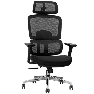Кресло SitUp GARFILD Chrome (сетка Black/ткань Black)