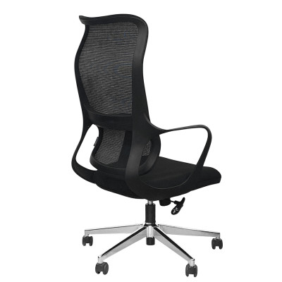 Кресло SitUp LATI-H Black Chrome (сетка Black/Black)