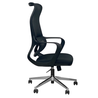 Кресло SitUp LATI-H Black Chrome (сетка Black/Black)