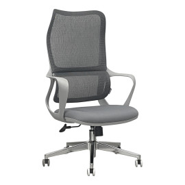 Кресло SitUp LATI-H Grey Chrome (сетка Grey/Grey)
