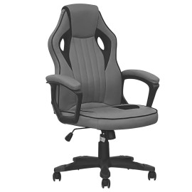 Кресло SitUp LUNA PL (экокожа Grey/сетка Black)