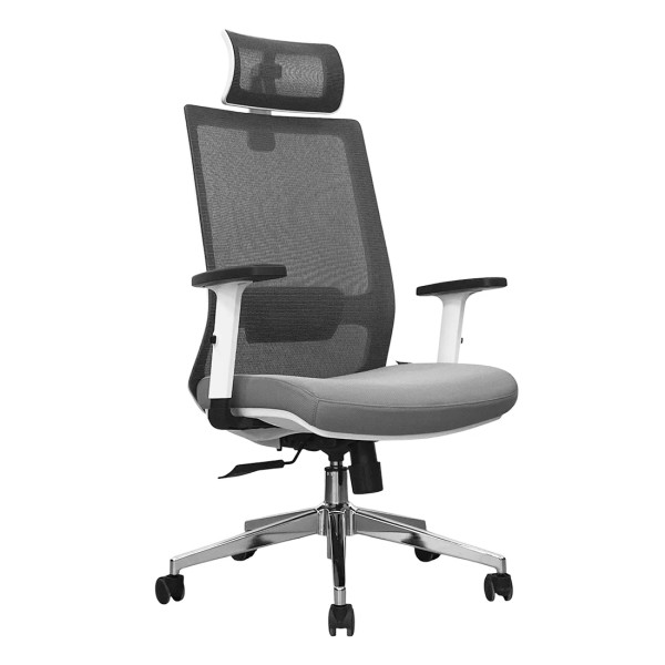 Кресло SitUp MADRID Chrome (сетка Gray/ткань Gray)