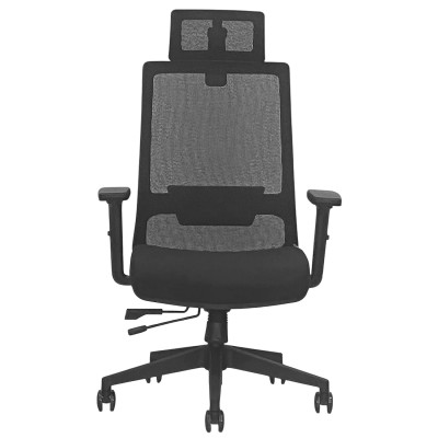 Кресло SitUp MADRID LUX PL black (сетка Black/ткань Black)