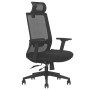 Кресло SitUp MADRID LUX PL black (сетка Black/ткань Black)