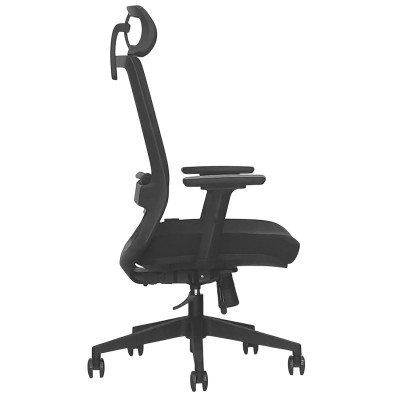 Кресло SitUp MADRID LUX PL black (сетка Black/ткань Black)