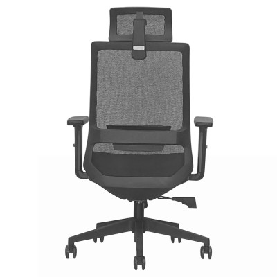 Кресло SitUp MADRID LUX PL black (сетка Black/ткань Black)