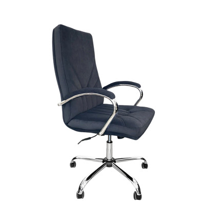 Кресло <!--noindex--><span data-nosnippet>SitUp</span><!--/noindex--> MANAGER Chrome  серый