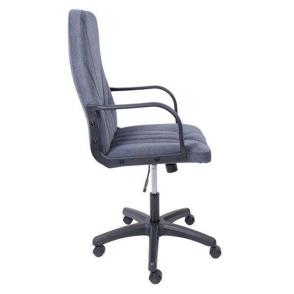 Кресло SitUp MANAGER PL (ткань велюр, серый)