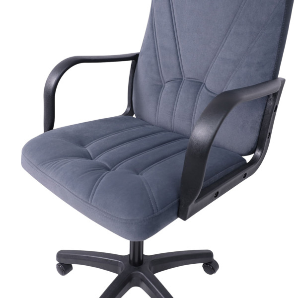 Кресло SitUp MANAGER PL (ткань велюр, серый)