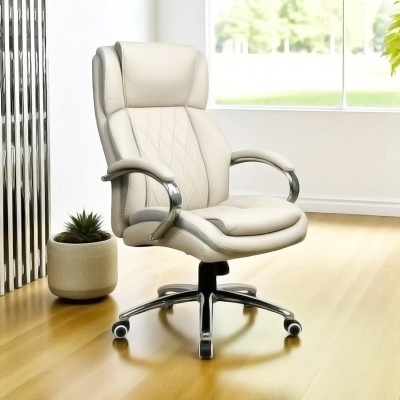 Кресло <!--noindex--><span data-nosnippet>SitUp</span><!--/noindex--> MARSEL Chrome PU beige