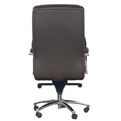 Кресло <!--noindex--><span data-nosnippet>SitUp</span><!--/noindex--> MARSEL Chrome PU dark brown