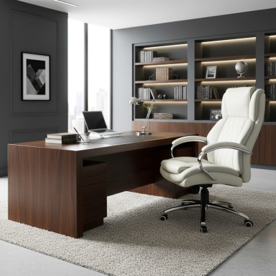 Кресло <!--noindex--><span data-nosnippet>SitUp</span><!--/noindex--> MARSEL Chrome PU beige