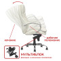 Кресло SitUp MIDO Chrome (экокожа Beige)
