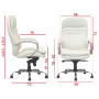 Кресло SitUp MIDO Chrome (экокожа Beige)