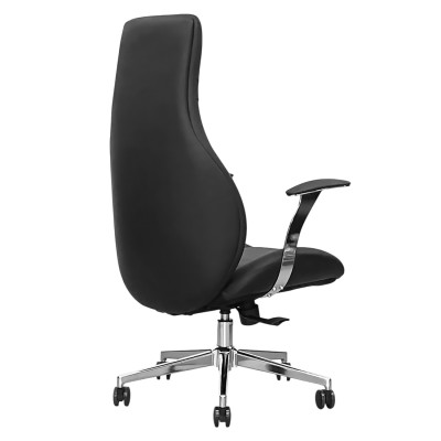Кресло SitUp MOLLY black Chrome (экокожа)