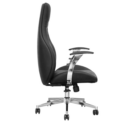 Кресло SitUp MOLLY black Chrome (экокожа)