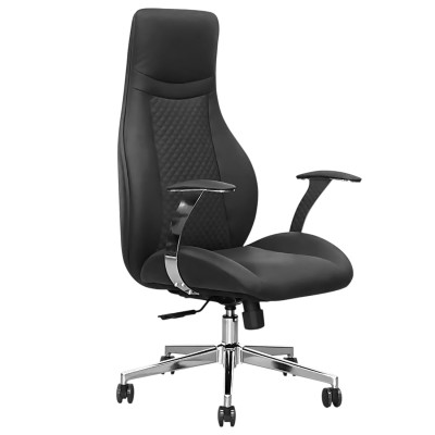 Кресло SitUp MOLLY black Chrome (экокожа)