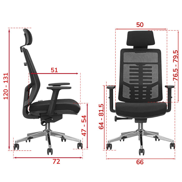 Кресло SitUp MONTANA PL black (Black/Black)