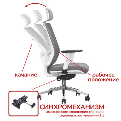 Кресло <!--noindex--><span data-nosnippet>SitUp</span><!--/noindex--> MONTANA Chrome /