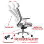 Кресло SitUp MONTANA Chrome (Grey/Grey)