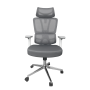 Кресло SitUp PALMA White Chrome (сетка Grey/Grey)