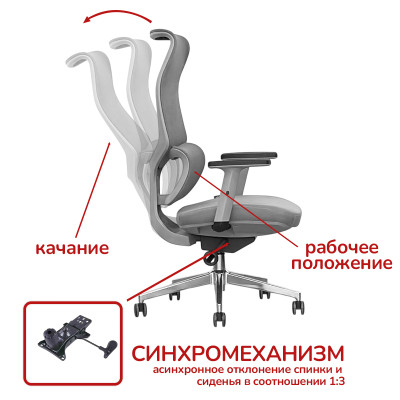 Кресло <!--noindex--><span data-nosnippet>SitUp</span><!--/noindex--> SAKURA  Chrome  /