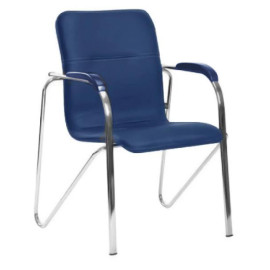 Кресло SitUp SAMBA Chrome экокожа (синий)
