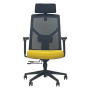 Кресло SitUp SOLARIS PL (Black/Yellow)