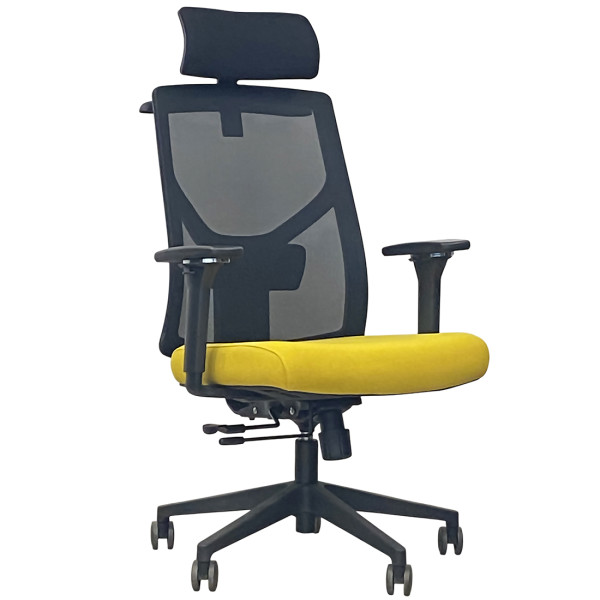 Кресло SitUp SOLARIS PL (Black/Yellow)