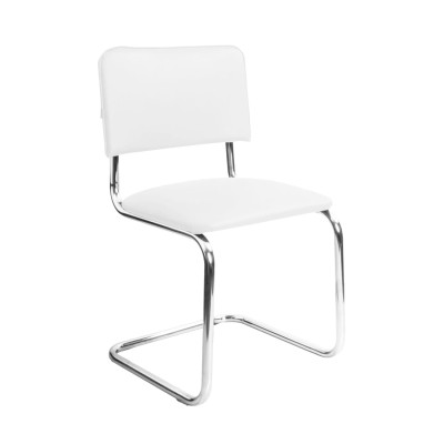 Кресло <!--noindex--><span data-nosnippet>SitUp</span><!--/noindex--> SYLWIA Chrome белый