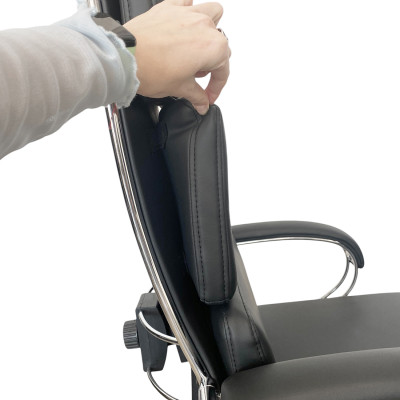 Кресло <!--noindex--><span data-nosnippet>SitUp</span><!--/noindex--> TRIO PU Chrome black