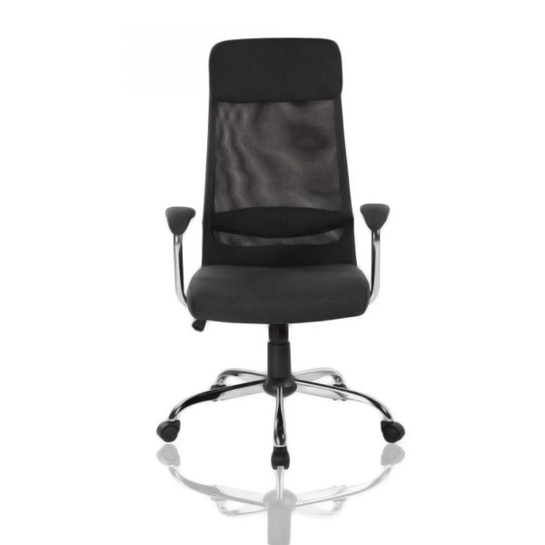 Кресло SitUp VAASA Chrome (сетка Black/ткань Black)