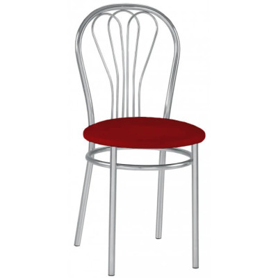 Стул <!--noindex--><span data-nosnippet>SitUp</span><!--/noindex--> VENUS Chrome bordo