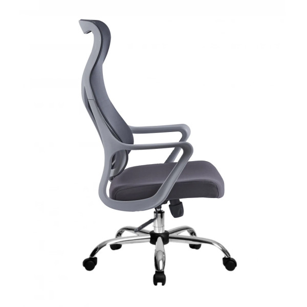 Кресло SitUp WORK Grey Chrome (сетка Grey/Grey)