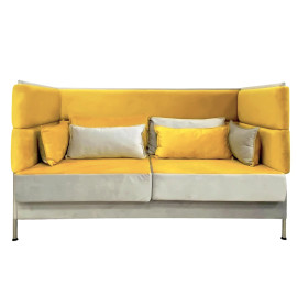 Диван Bels Secret-2 (желто-серый)