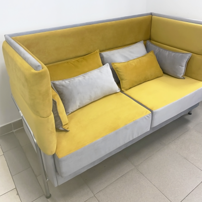 Диван Bels Secret-2 желто-серый