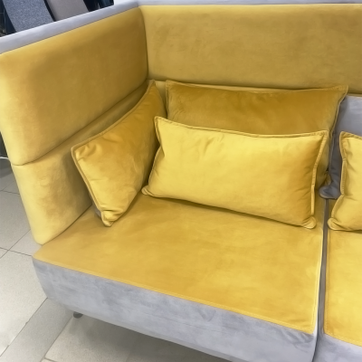 Диван Bels Secret-2 желто-серый