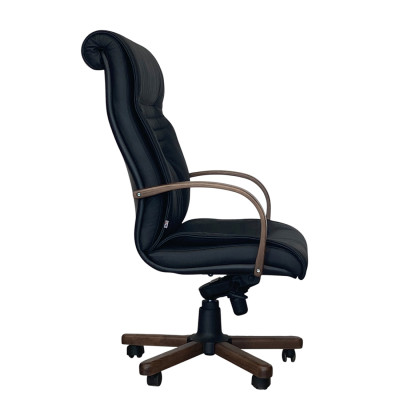 Кресло BELS VIP Extra SP-A натуральная кожа черный